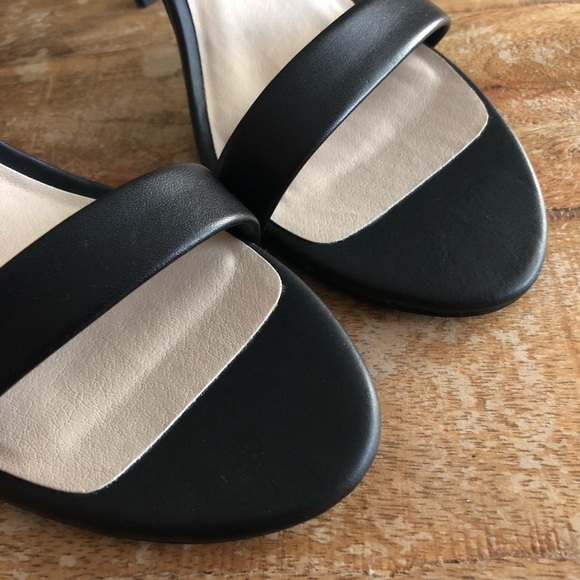 NWT Seychelles Black Ankle Strap Sandal Size 10 - Picture 6 of 6